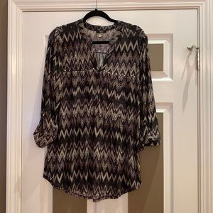Womens 1X Vera Rose Top